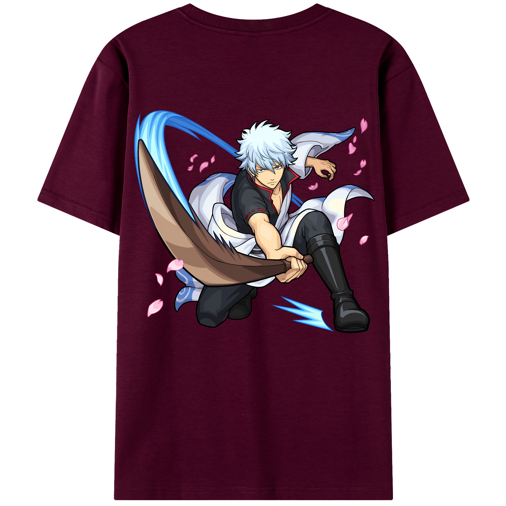 （画像用） ぎんたま 坂田銀時（さかたぎんとき） 神楽 志村新八（しむら しんぱち） GINTAMA Sakata Gintoki Kagura Shimura Shinpachi レディース半袖Tシャツ(バックプリント)